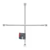 Llave de cruz 20" pulida y cromada, TRUPER