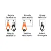 Cables pasa corriente 3 m, 225 A, 8 AWG, con funda, Truper