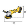 Esmeriladora 4-1/2", 20V, 1 batería 4Ah, PRETUL
