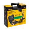 Kit taladro 3/8", 12V, 33 accesorios, en estuche, PRETUL