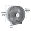 Portarollo junior de ABS, humo, Foset Basic
