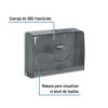 Dispensador junior p/toallas de papel, humo, Basic